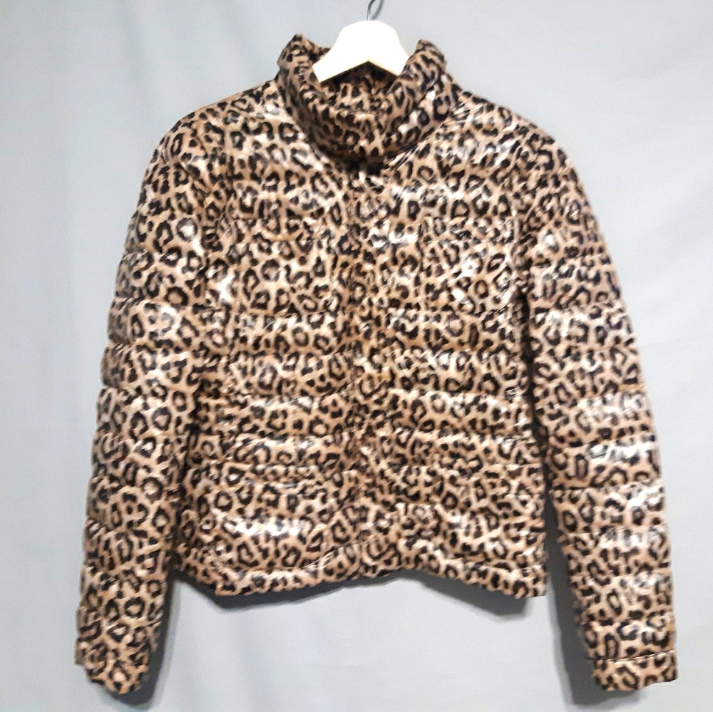 Land's End | Animal Print Puffer Jacket